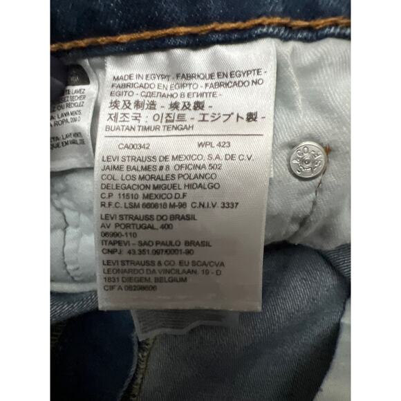 Levi 569 Mens Relaxed Straight Jenas Size 36 (Waist & Length Has Been Adjusted) - Picture 7 of 8